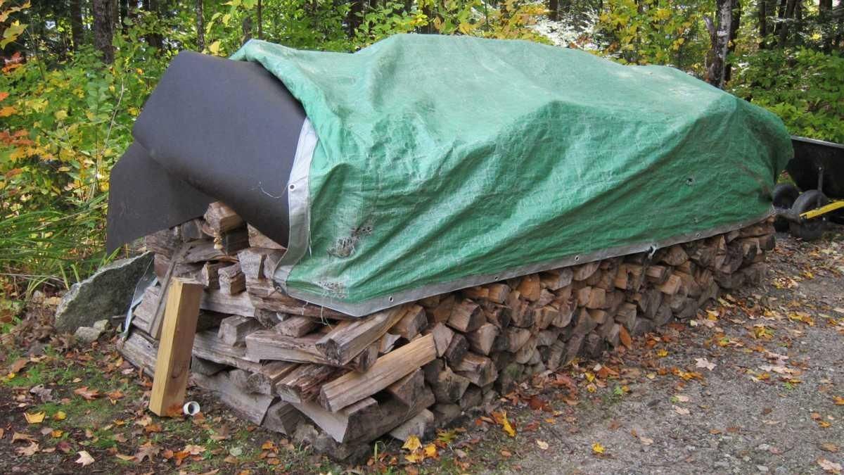 Best tarp to cover firewood hot sale