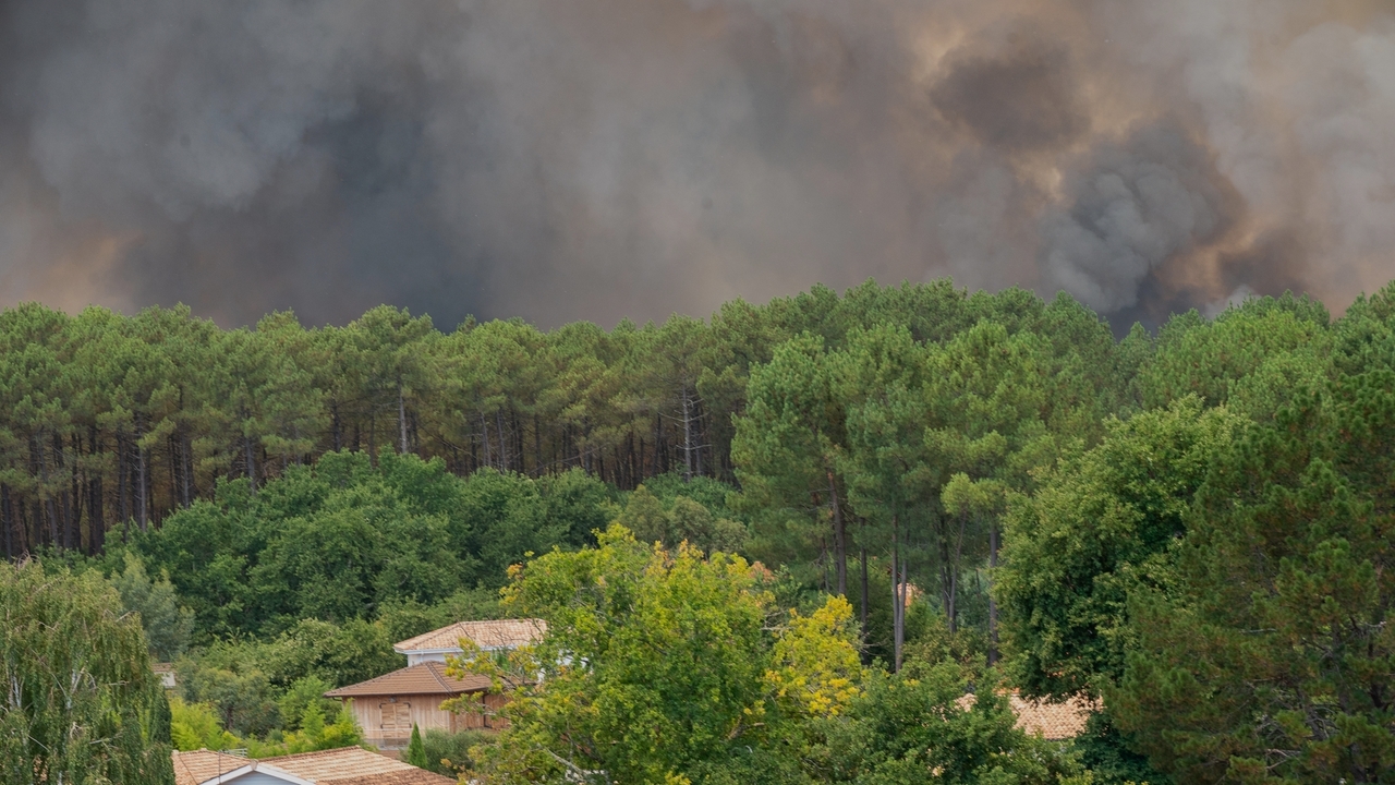 Wildfire spreads near popular French tourist town as thousands are evacuated