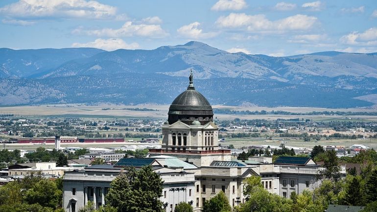 The Montana State Capitol is shown on July 13, 2020,...