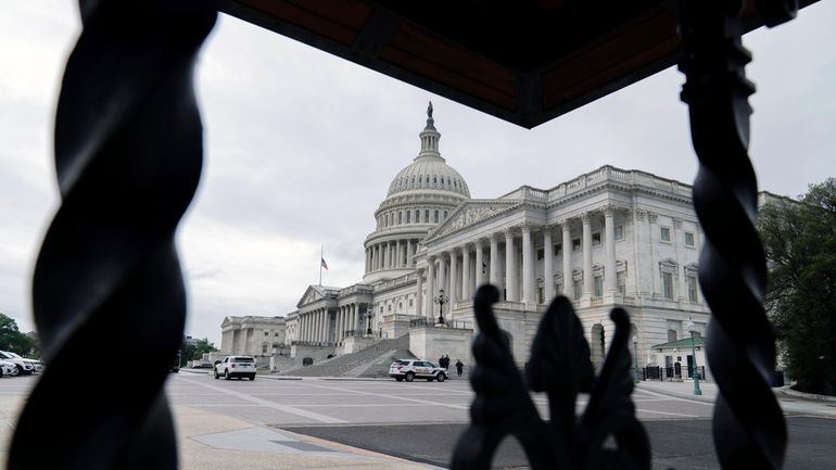 The U.S. Capitol is seen on Monday, May 29, 2023,...