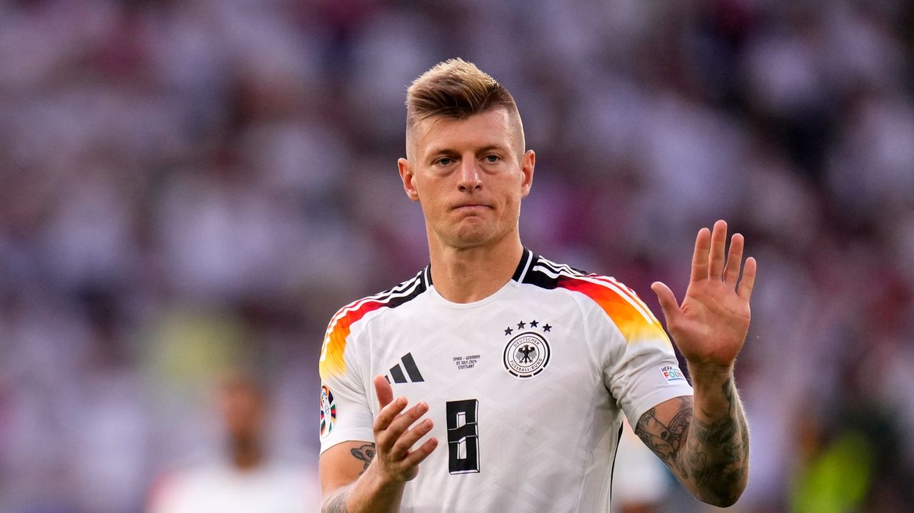 Job done. Kroos leaves the stage after returning to restore Germany's ...