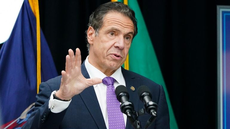 Gov. Andrew M. Cuomo said Monday that New York's COVID-19 virus...