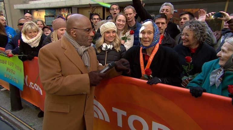 Joy Johnson, 86, of San Jose, Calif., was interviewed by...