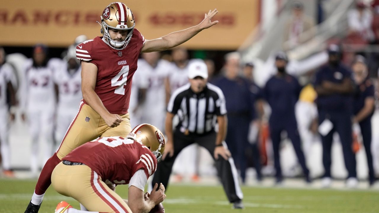 Jake Moody 49ers jersey: How to get 2023 NFL Draft gear online after San  Francisco picks Michigan kicker 