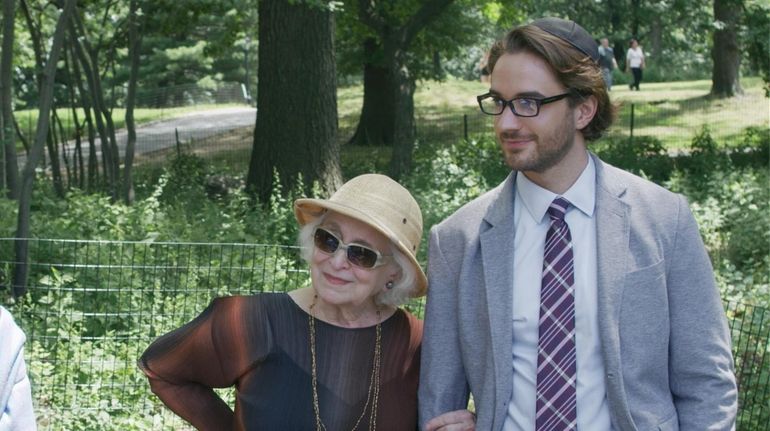 Claire (Rebecca Schull) and her great-grandson Josh (AJ Cedeño) observe...