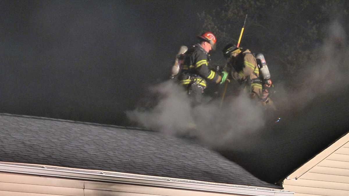 Firefighters battle Farmingville house fire Newsday