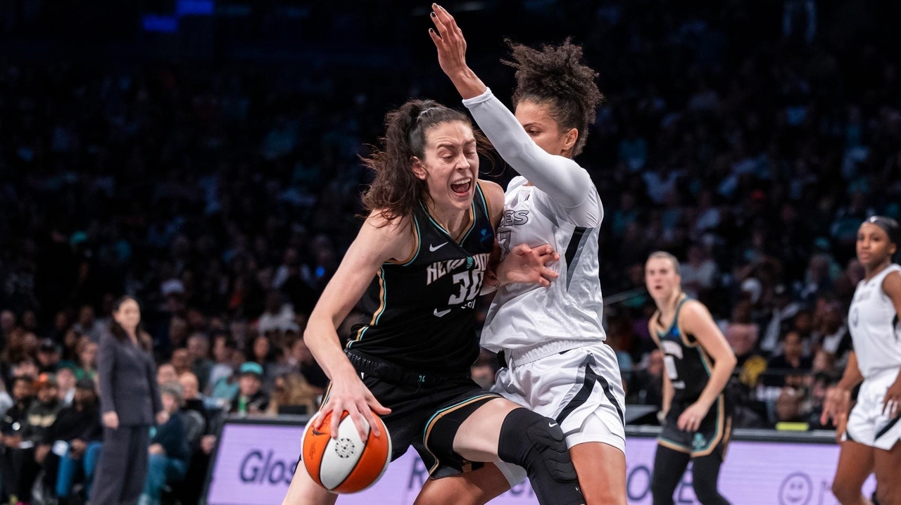 Liberty top Aces in Game 1 of WNBA semifinals as Breanna Stewart leads ...