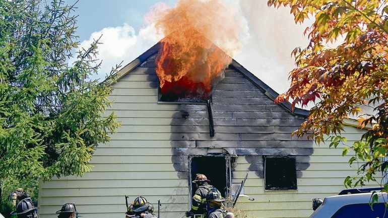 Members of the Brentwood Fire Department responded to a house...