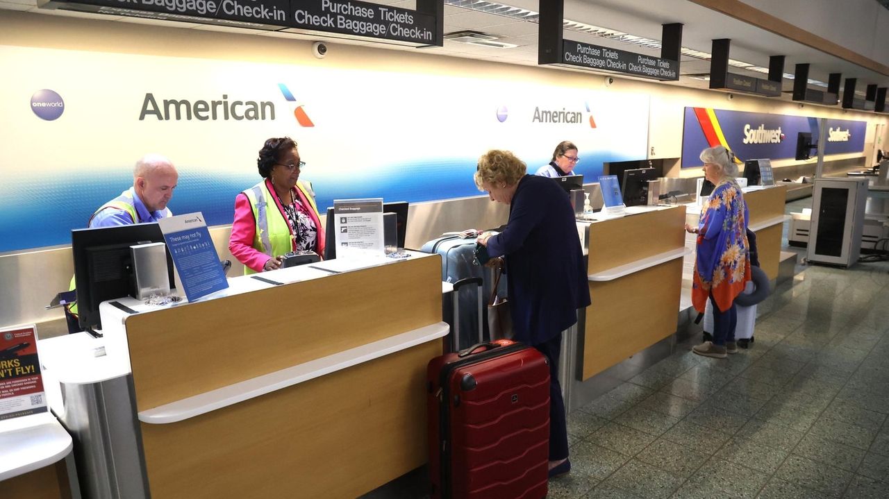 American airlines baggage check fee online