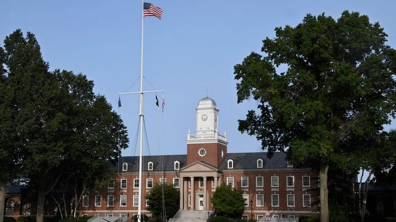 This photo shows the United States Coast Guard Academy, Sept....