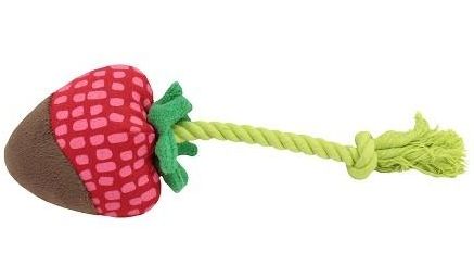 Chocolate covered strawberry dog hot sale toy