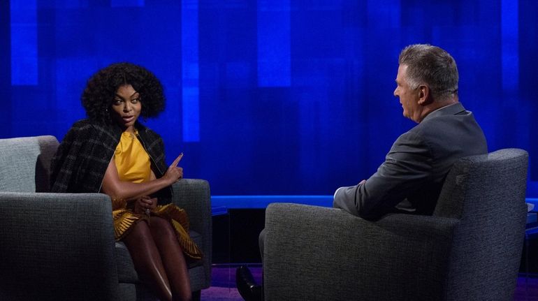 Alec Baldwin interviewed "Empire" star Taraji P. Henson on the...