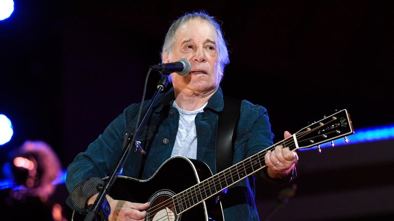 Paul Simon performs at Global Citizen Live in Central Park...