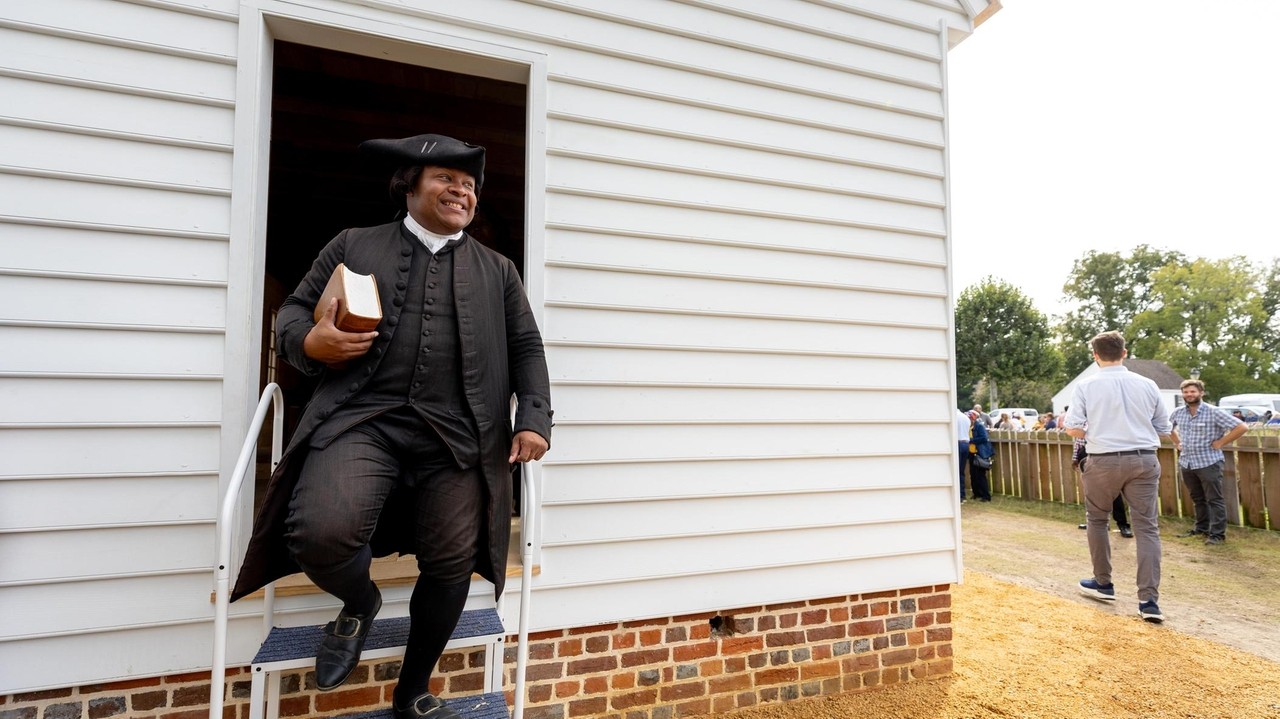 Congregants celebrate the reconstruction of one of America's oldest ...