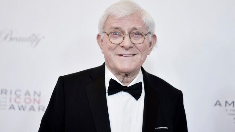 Phil Donahue, shown in 2019, was the first to incorporate audience...