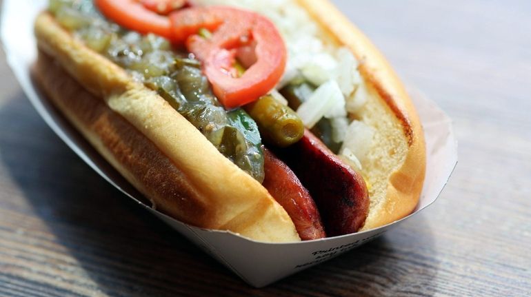 Shake Shack's Shack-cago dog.