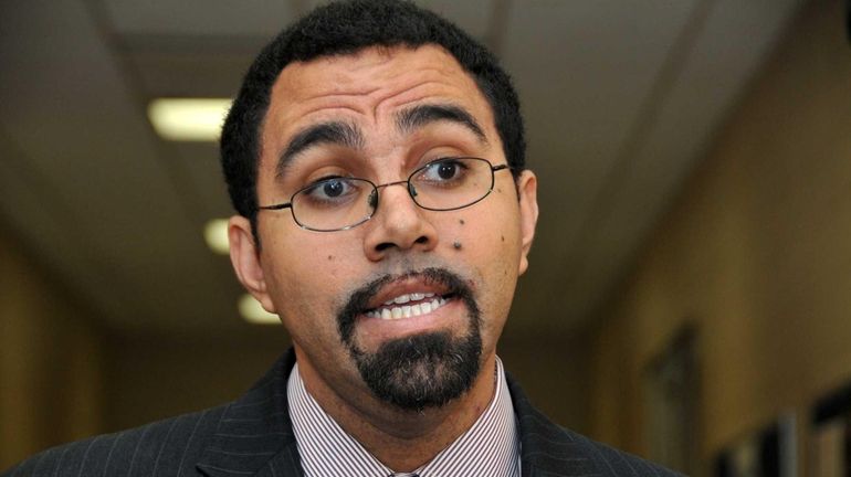 New York State Education commissioner Dr. John King in a...