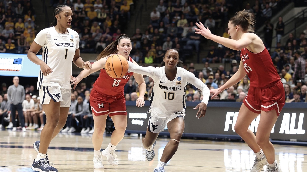 Shaw, Cooke help West Virginia roll over Miami (Ohio) 82-54 in women's NCAA Tournament