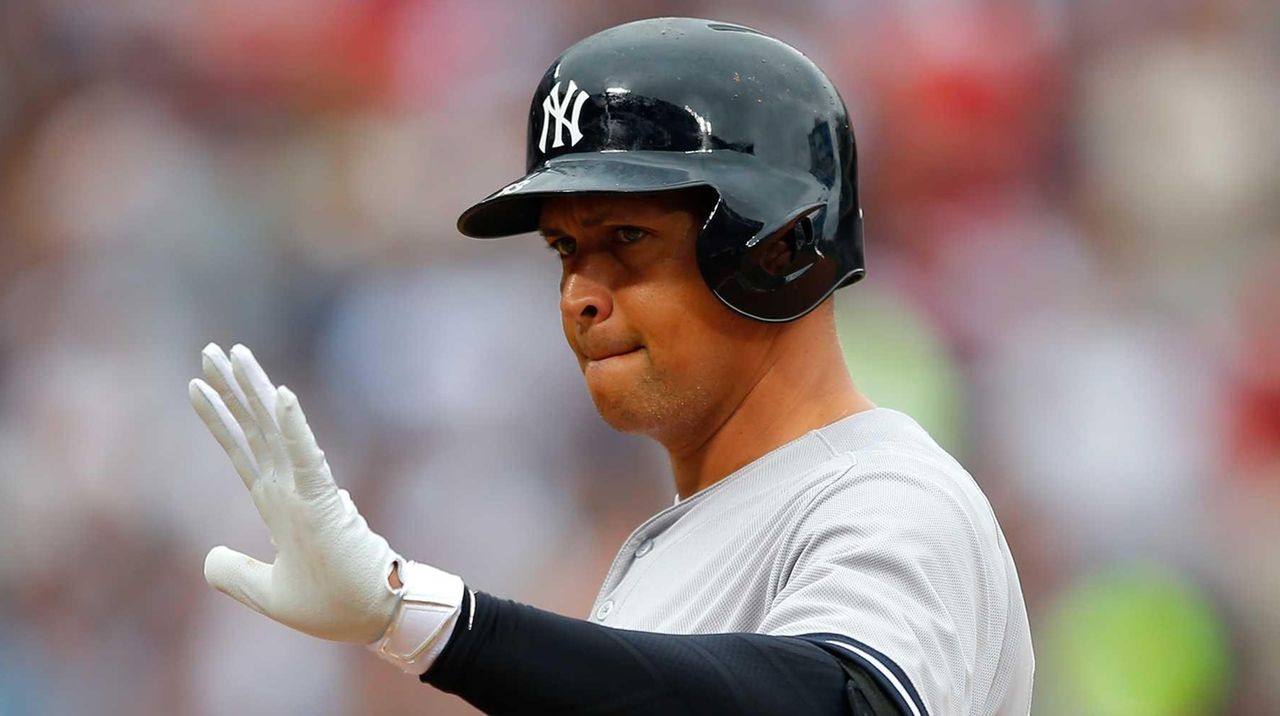 New York Yankees third baseman Alex Rodriguez (13) during a game