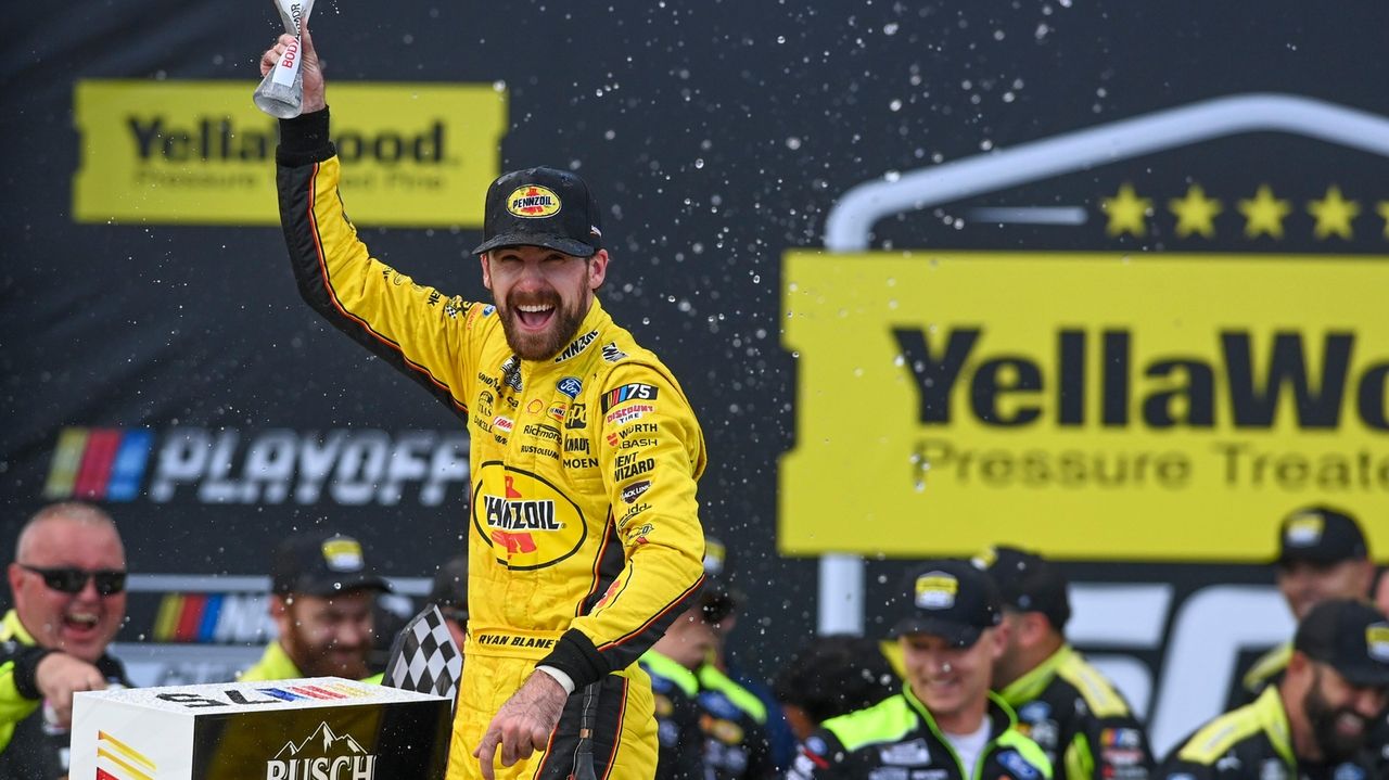 Blaney is back on track after disqualification, then reversal. NASCAR