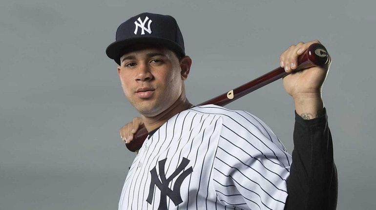 New York Yankees' C Gary Sanchez at George Steinbrenner Field...