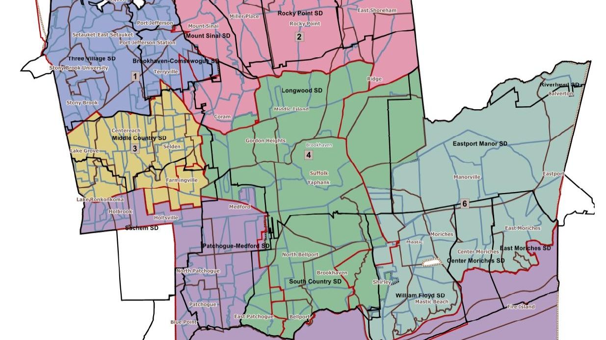 Editorial Good start for Brookhaven council maps Newsday