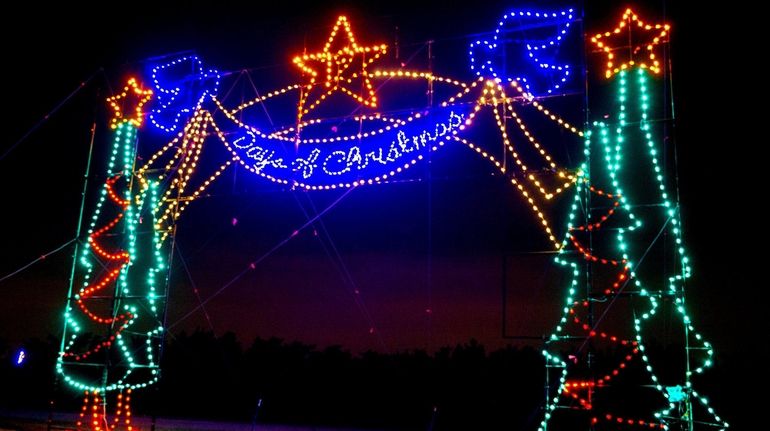 The Magic of Lights is displayed at Jones Beach State...