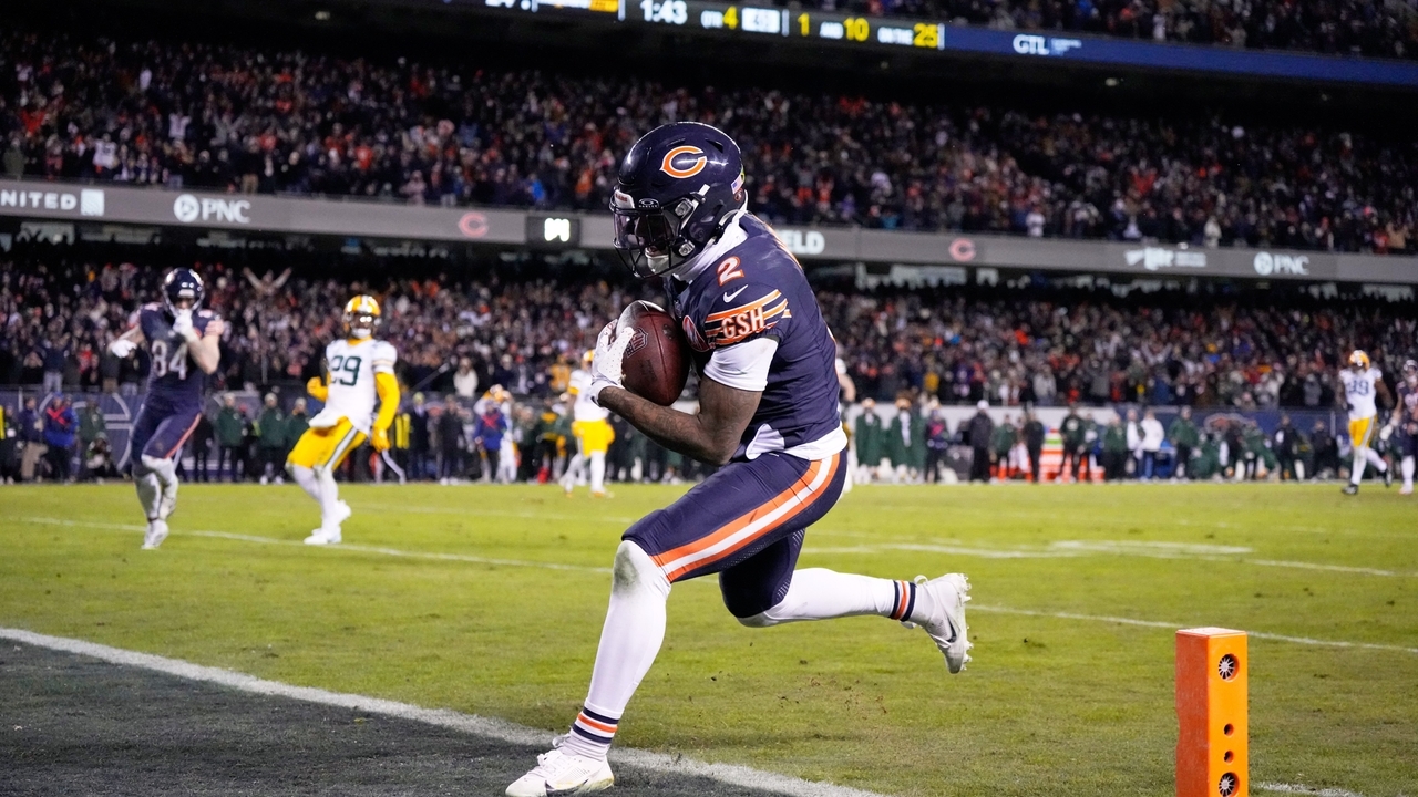 Touchdown do Chicago Bears (Foto: AP/Nam Huh)