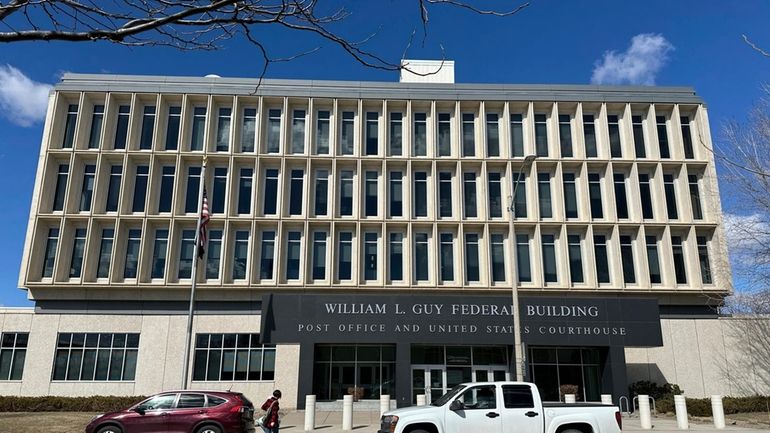 The William L. Guy Federal Building is seen in Bismarck,...