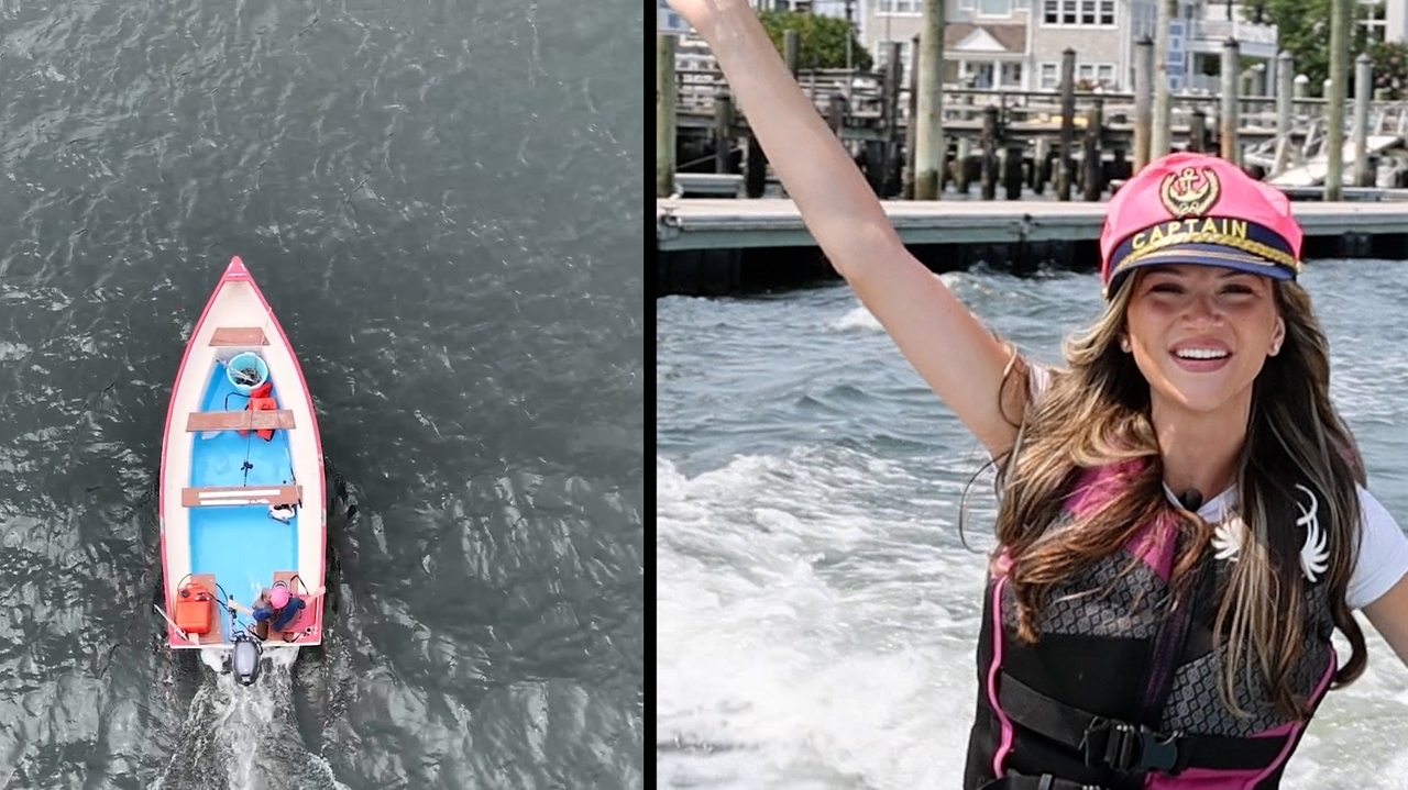 Captain your own motor boat in Point Lookout