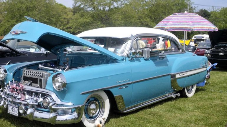 A 1953 Chevy Bel Air is displayed at Field of...