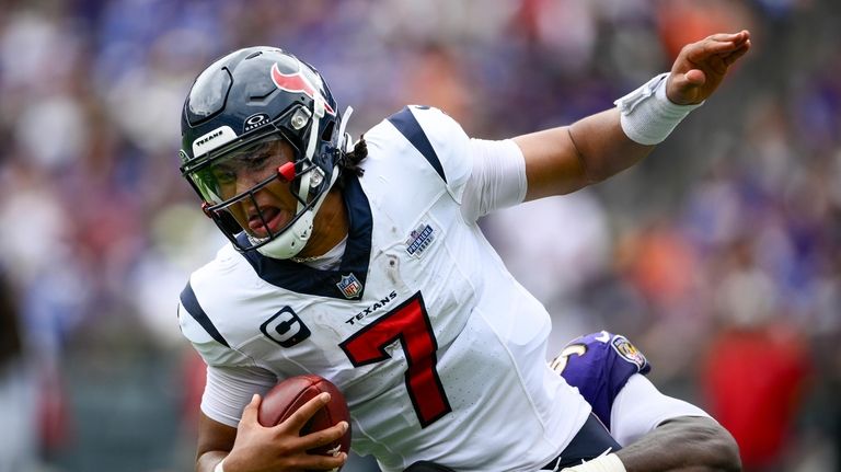 CJ Stroud's regular season debut: How to watch today's Houston Texans vs.  Baltimore Ravens game - CBS News