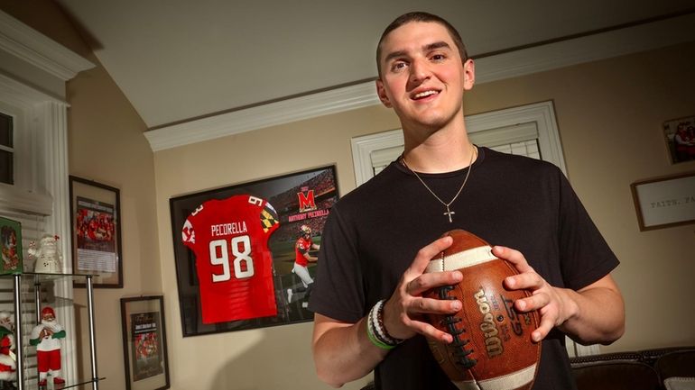 In August, Stony Brook punter Anthony Pecorella, 22, was diagnosed...