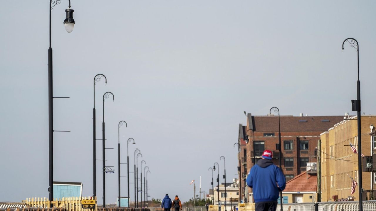 Falling lights on Long Beach boardwalk prompt evaluation Newsday