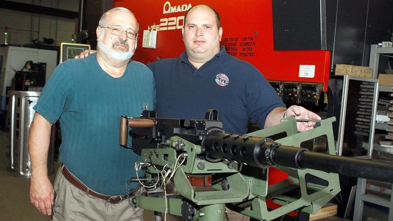 Tom Figlozzi and his son, Tony, owners of Precision Metals...