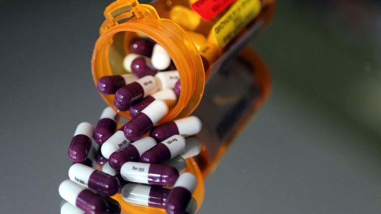 Pharmaceuticals are seen in North Andover, Mass., June 15, 2018.