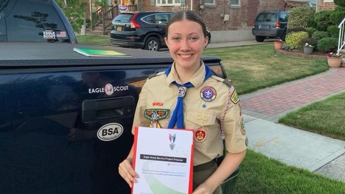 Meet Valley Stream's first female Eagle Scouts