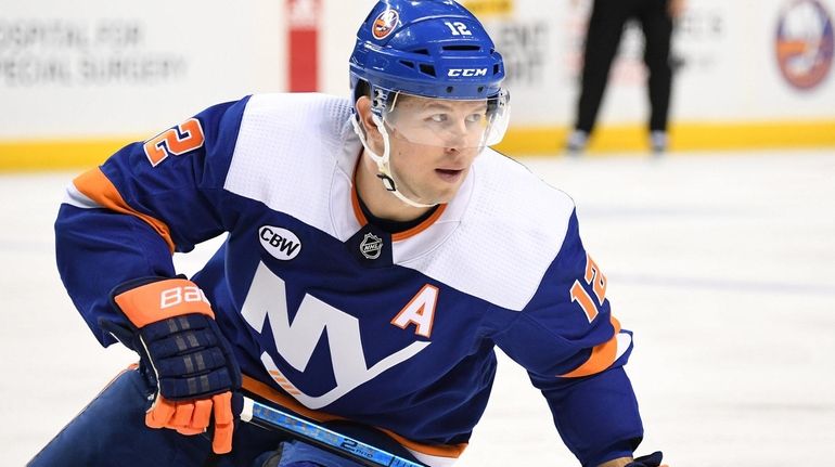 Islanders right wing Josh Bailey skates against the Carolina Hurricanes...