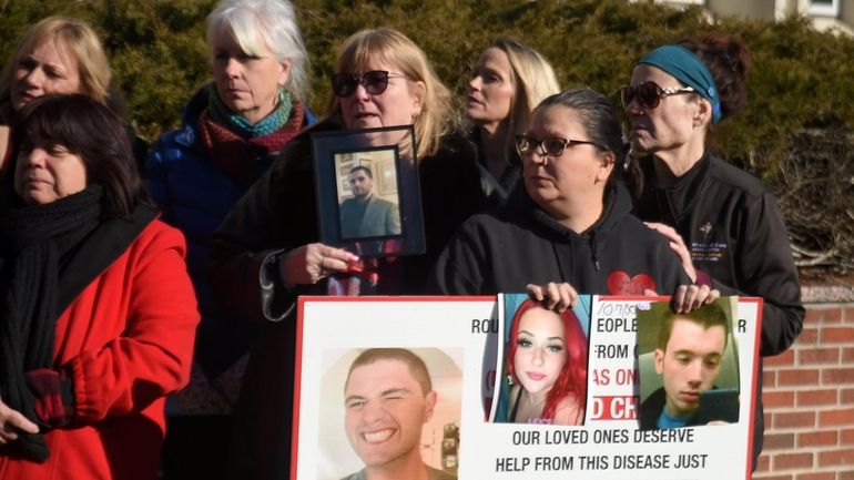 Family and friends of people who died from opioid overdoses...