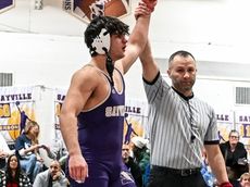 Taff helps Sayville wrestling earn comeback win over Miller Place