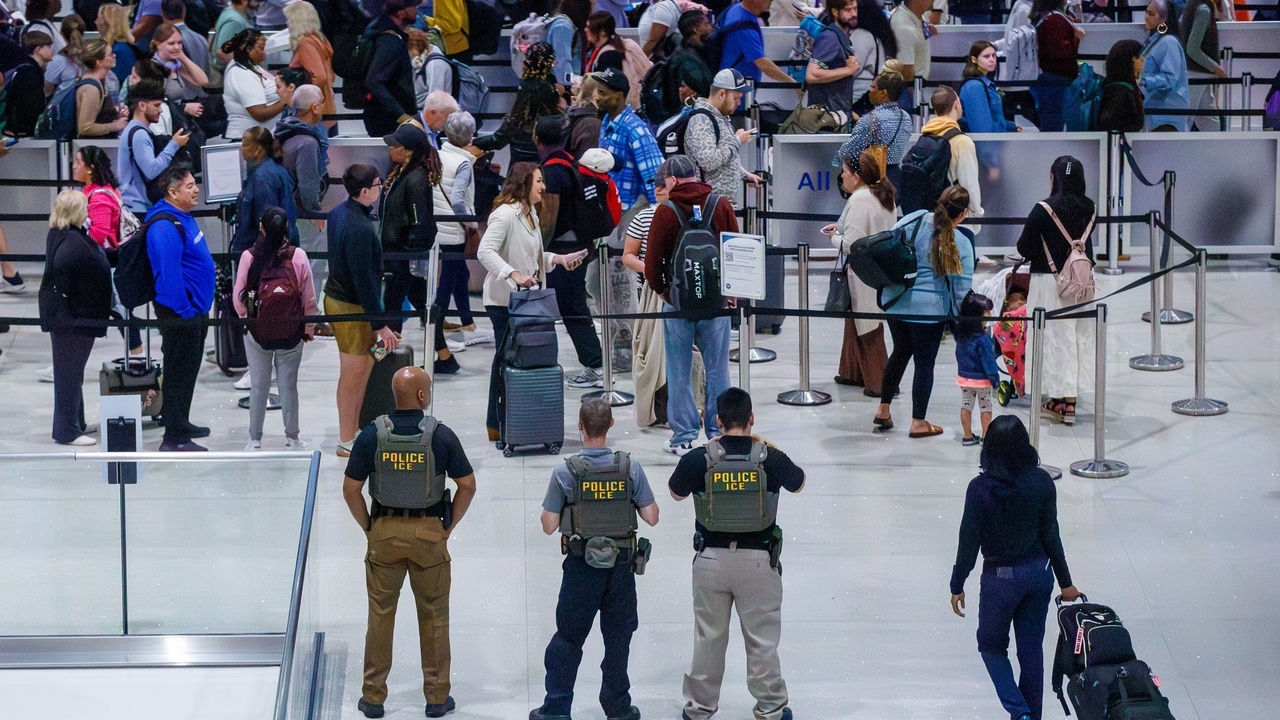 ICE officers aren't trained in airport security. Can they help ease ...
