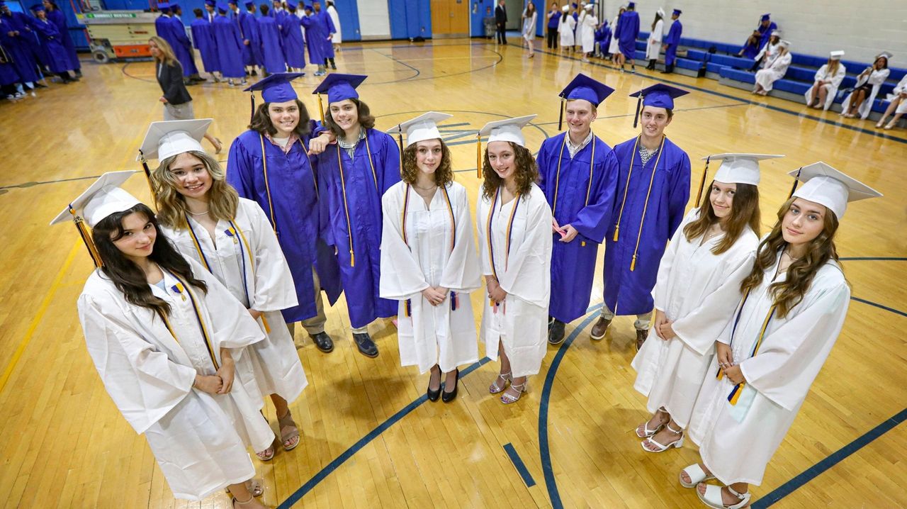 'Born to be friends' 5 sets of twins graduate from Mattituck High