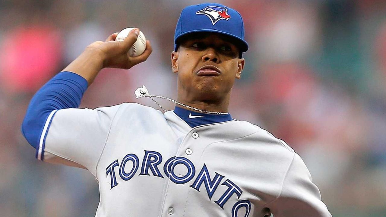 It's Marcus Stroman bobblehead day in Toronto, and Dad is out to get one -  Newsday