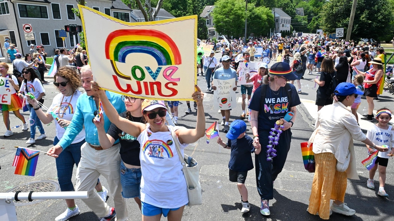 Long Island Pride Parade in Huntington a mix of celebration, support - Newsday