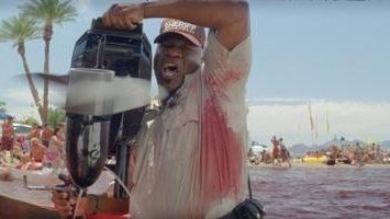 Ving Rhames in a scene from the movie "Piranha 3D."