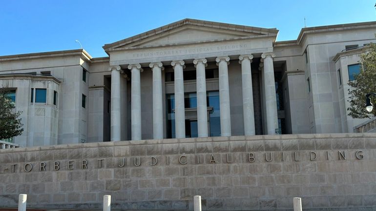 The exterior of the Alabama Supreme Court building in Montgomery,...