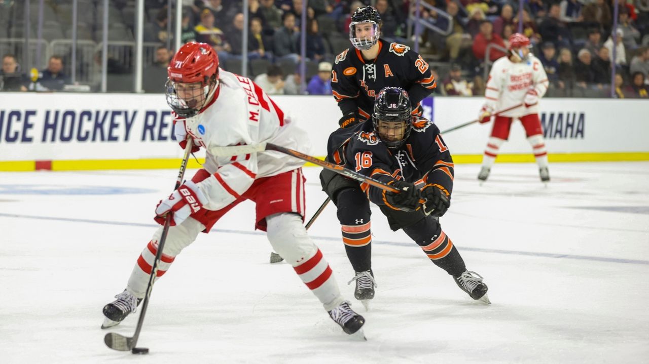 San Jose Sharks select Boston University center Macklin Celebrini with ...