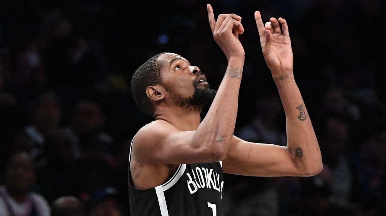 Durant's 53 points allow Nets to hold off Knicks - Newsday