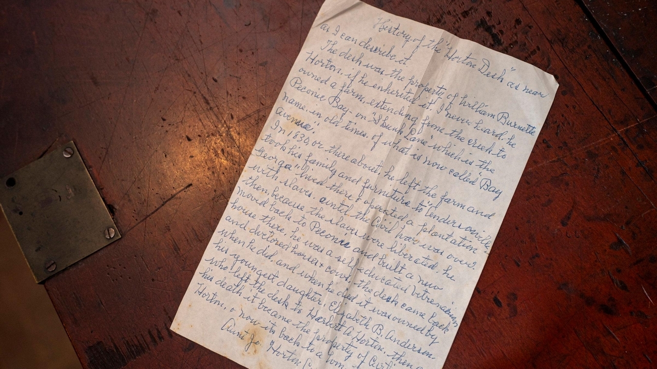 Letter discovered in antique desk piques interest of Southold historians - Vimarsana News