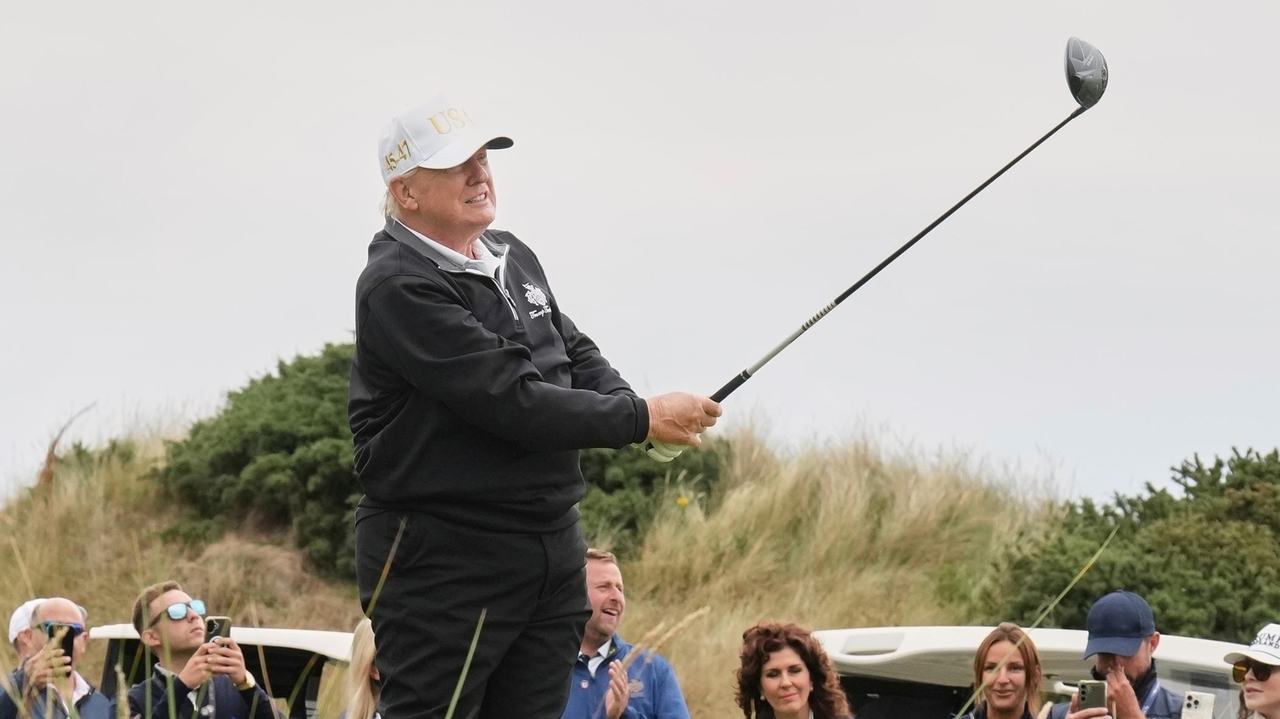 Trump is heading to his golf course in Ireland to watch the Irish Open ...